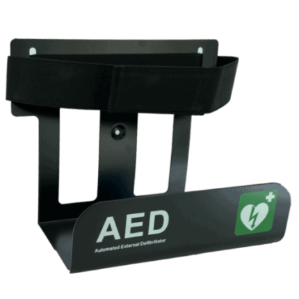 AED muurbeugel zwart