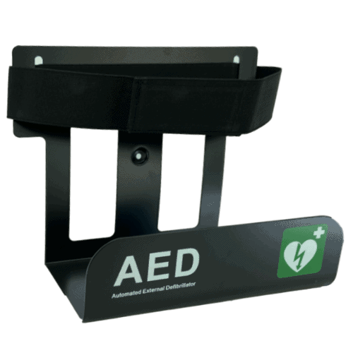 AED muurbeugel zwart